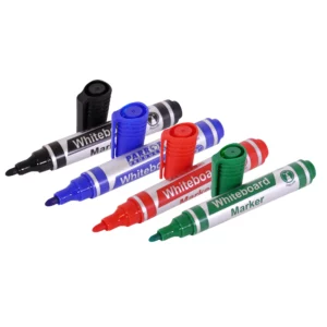 Parrot Whiteboard Markers Assorted 4 Pack 3mm - Image 2