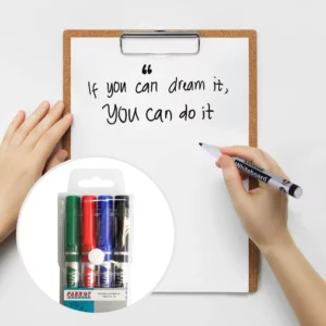 Parrot Whiteboard Slimline Markers Assorted 4 Pack 2mm - Image 4