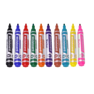 Parrot Whiteboard Markers Assorted 10 Pack 3mm - Image 2