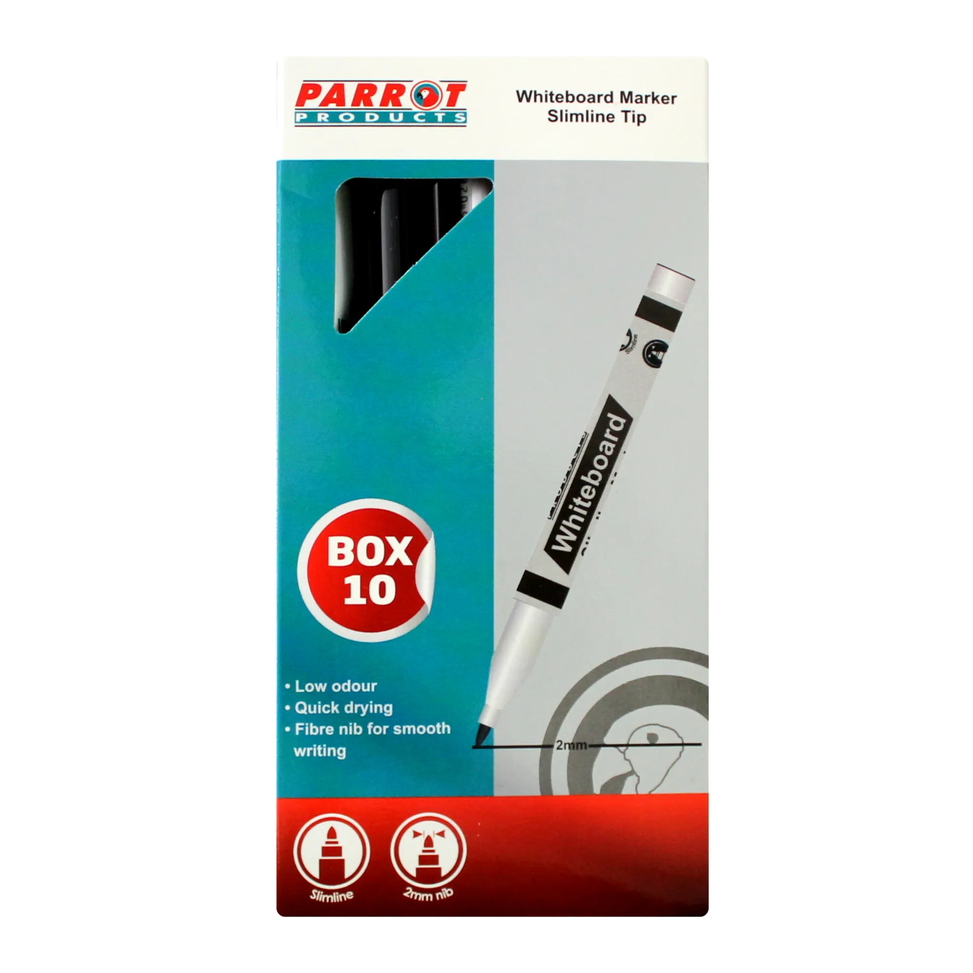 Parrot Slimline Whiteboard Marker 3mm - Image 6