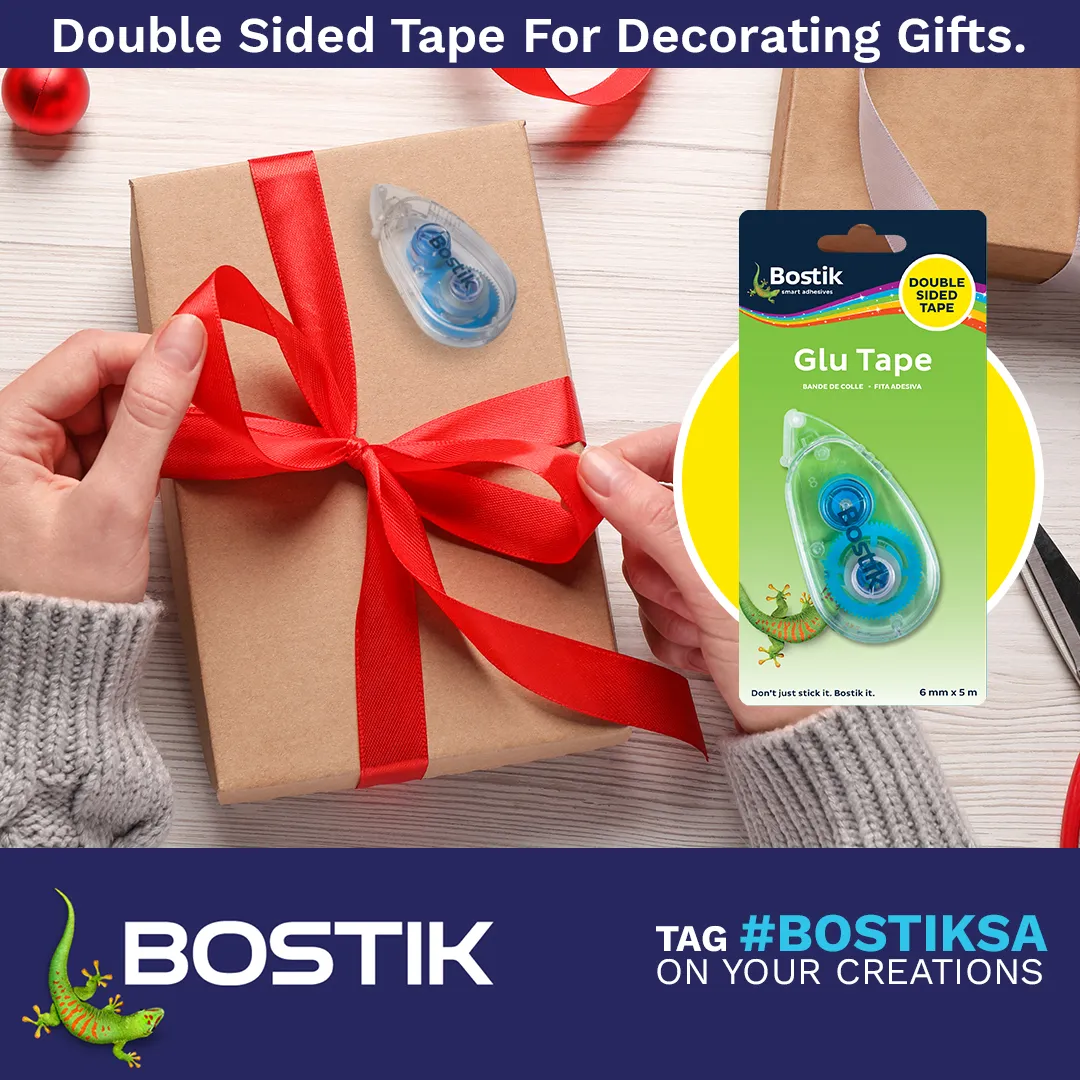 Bostik Double sided Glu Tape 6mmx5m Clear - Image 2
