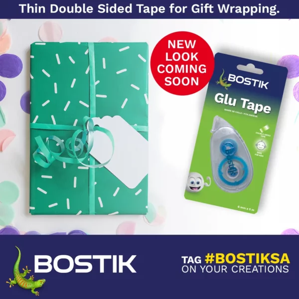 Bostik Double sided Glu Tape 6mmx5m Clear