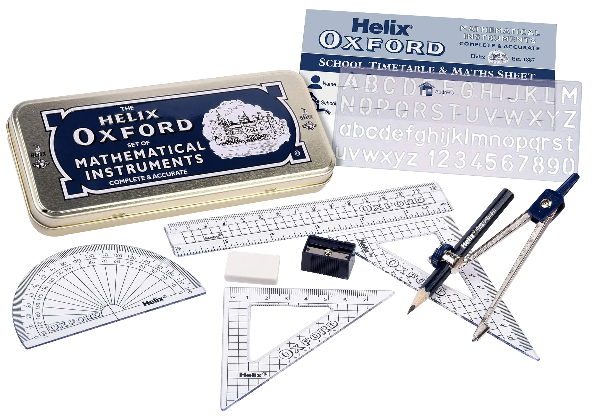 Oxford Maths Sets 11 Piece - Image 2