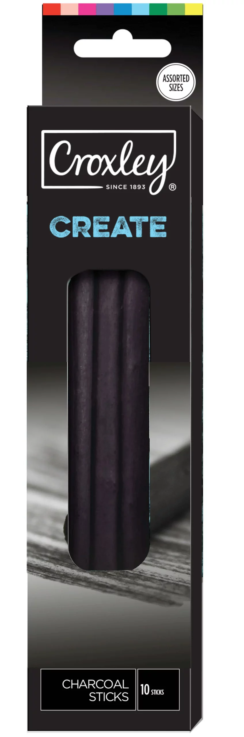 CROXLEY Artist Charcoal Sticks Assorted - Image 1