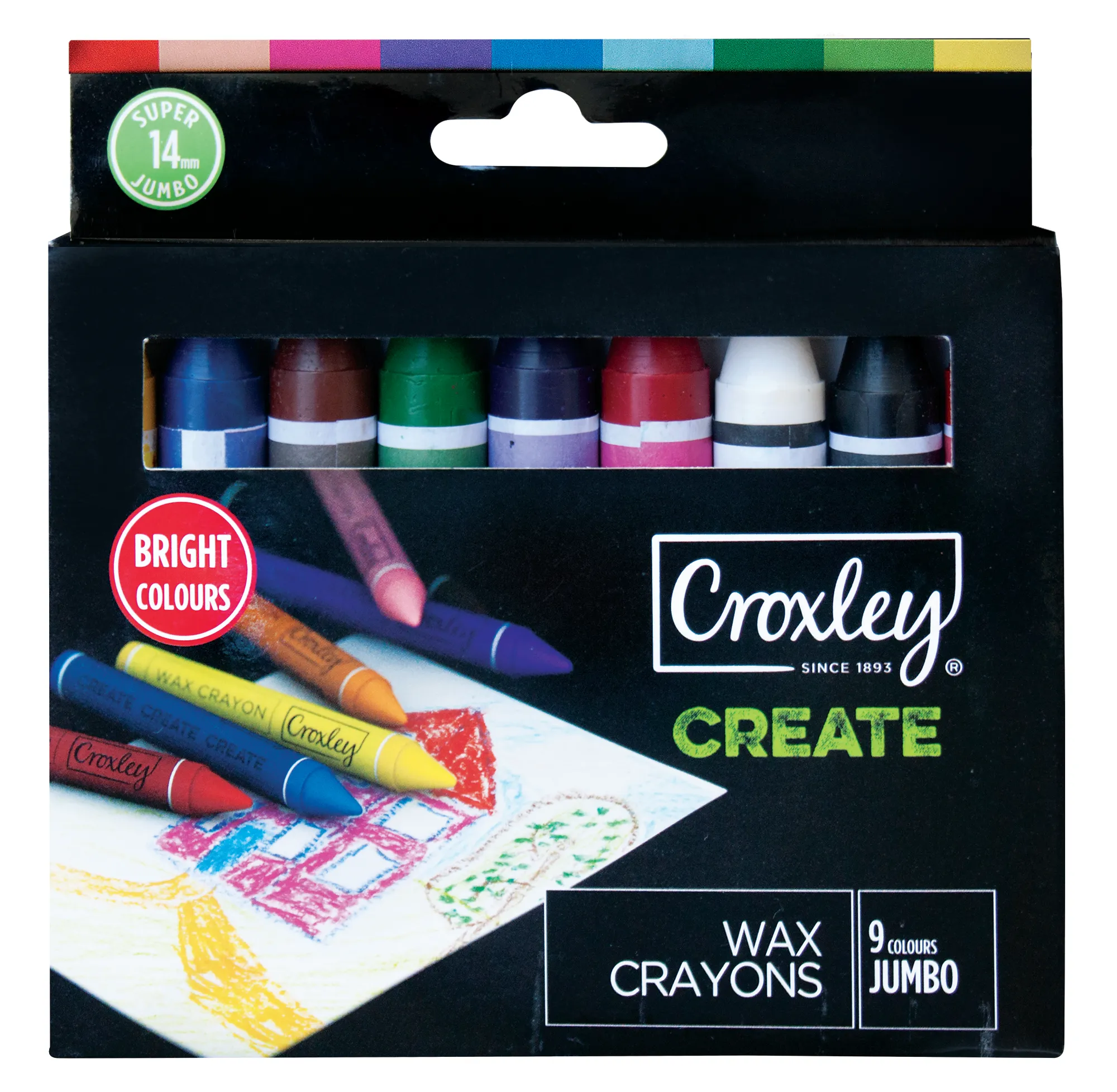 CROXLEY Croxley Create Jumbo Wax Crayons - Image 1