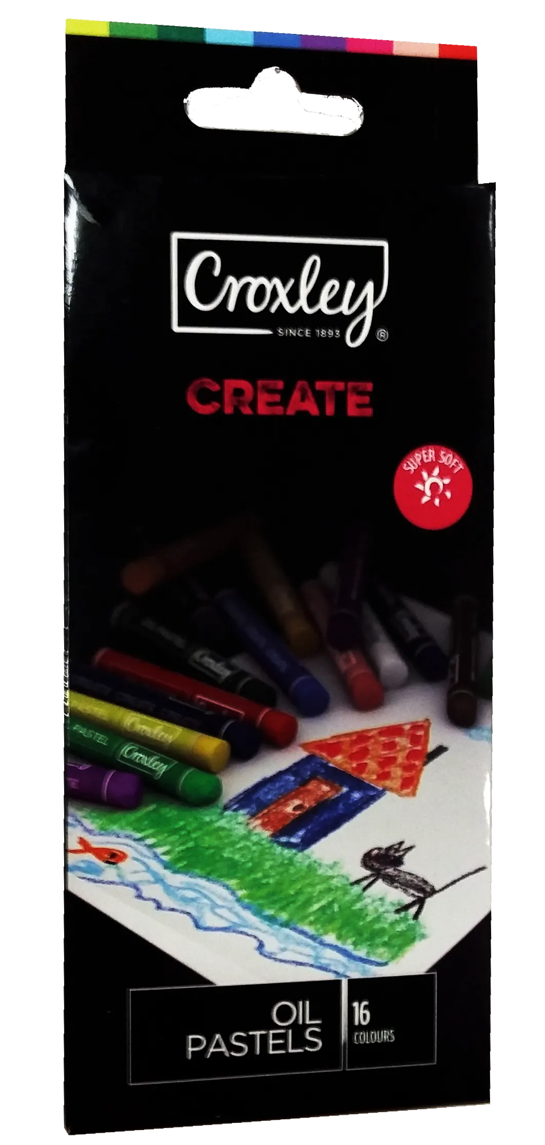 CROXLEY Croxley Create Oil Pastels Assorted 16 Pack - Image 1