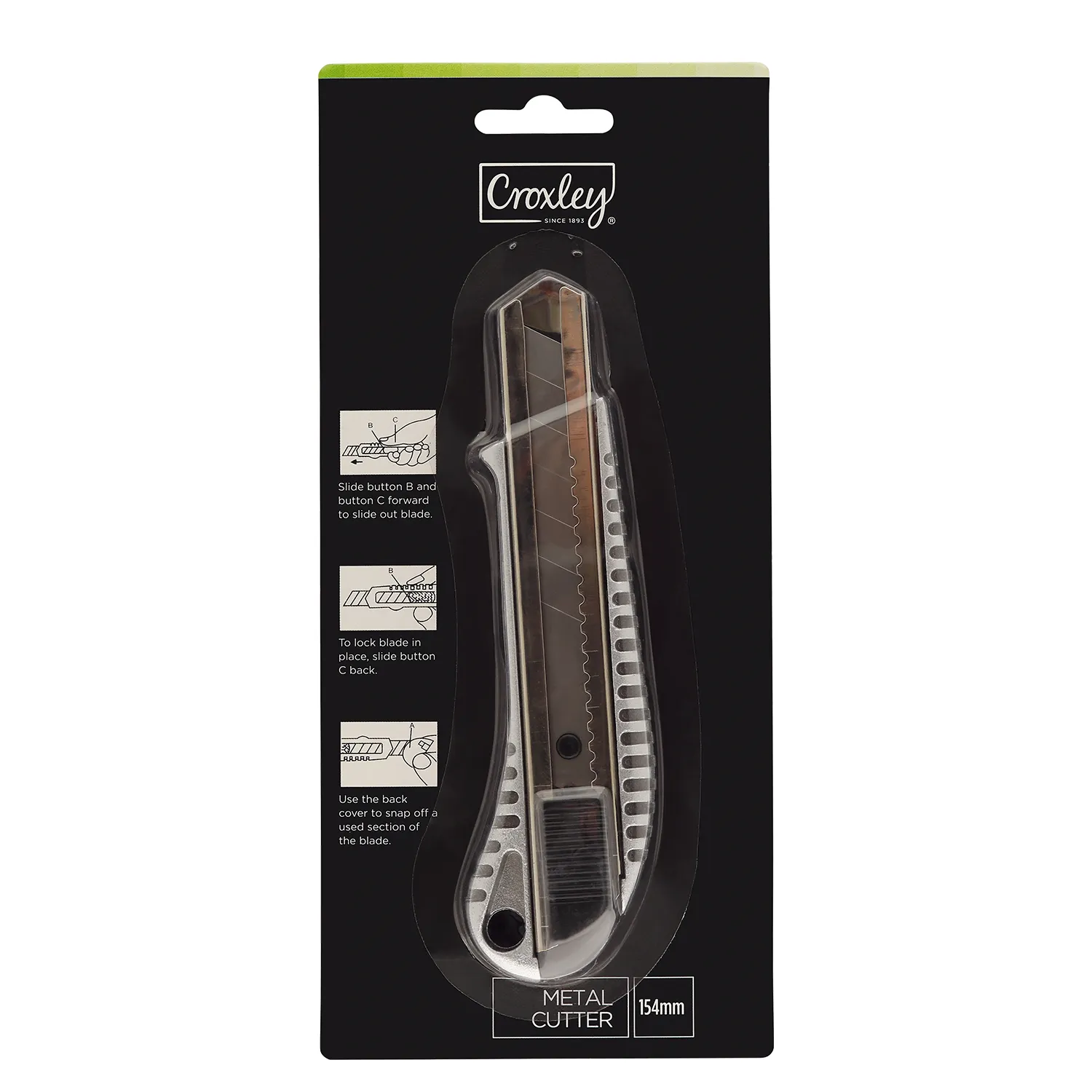 CROXLEY Metal Cutting Knives 154mm - Image 2