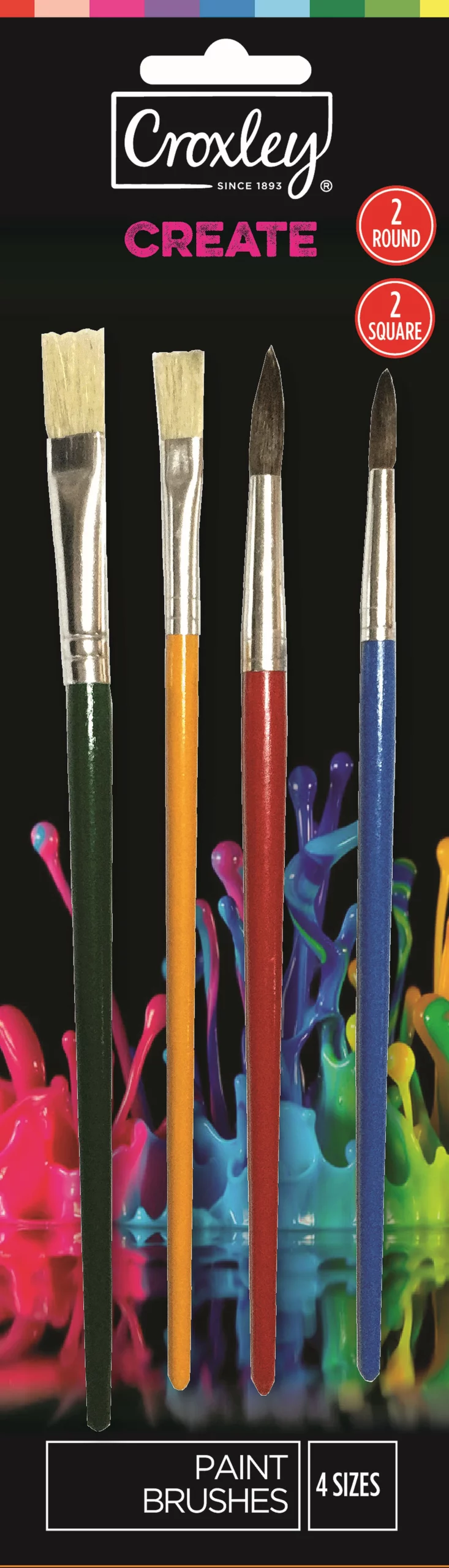 CROXLEY Croxley Create Beginners Paint Brush Set - Image 1