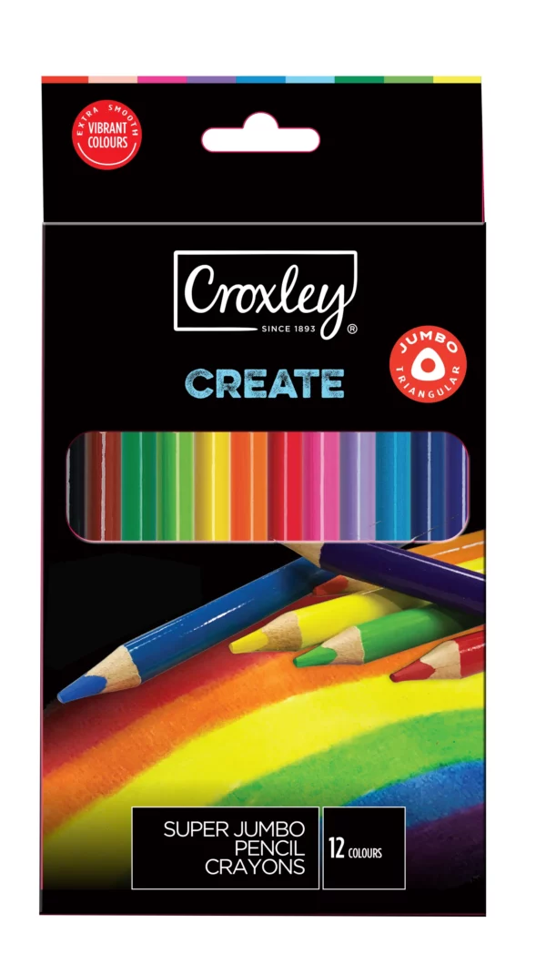 CROXLEY Croxley Create Jumbo Coloured Pencils Assorted