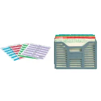SFS Self-Adhesive Alpha Filing Tabs 55mm