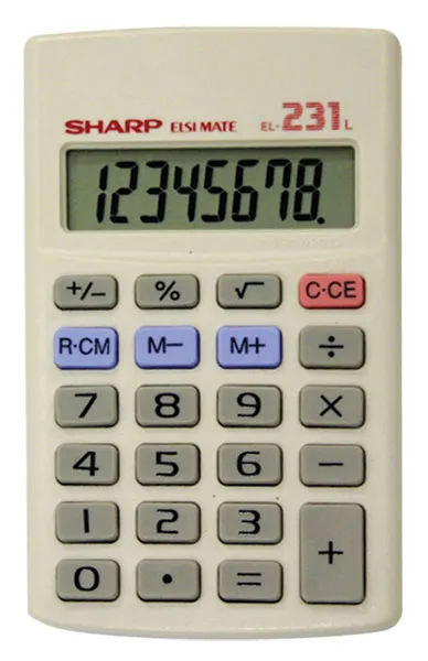 Sharp El-231l Premium Calculator