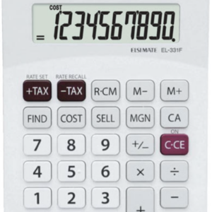 SHARP EL-330F Desktop Calculator – 8 Digit - Image 1