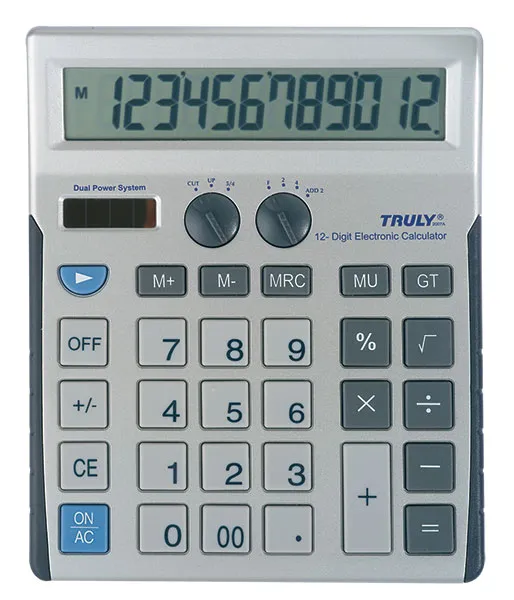 Truly 2007a Premium Desktop Calculator 160mmx197mm