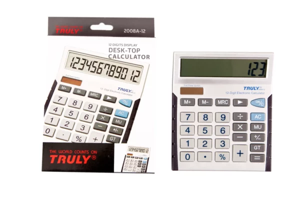 Truly 2018a Premium Desktop Calculator 120mmx142mm