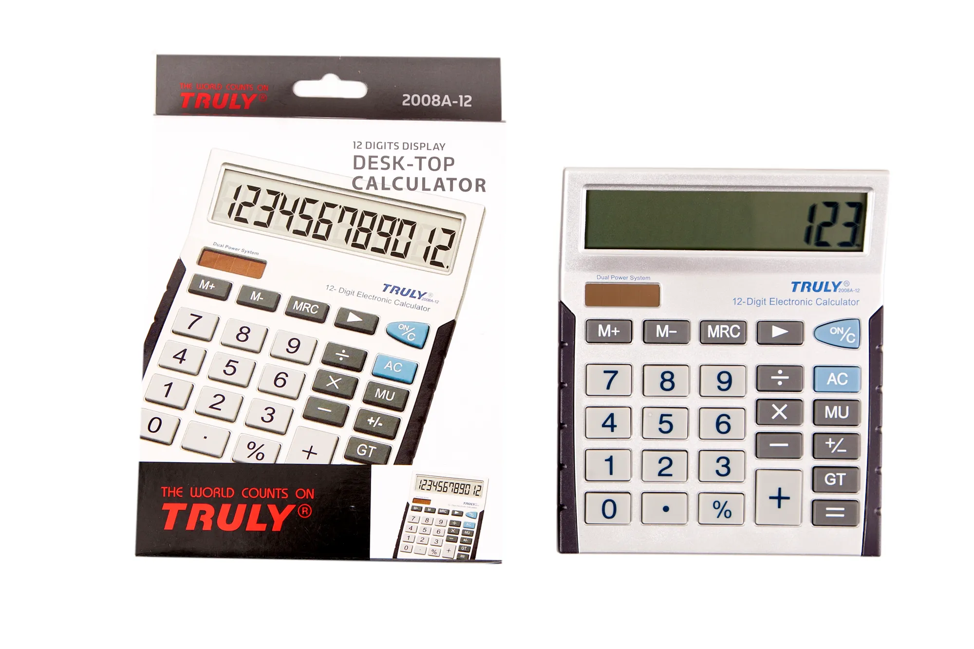 Truly 2018a Premium Desktop Calculator 120mmx142mm - Image 1