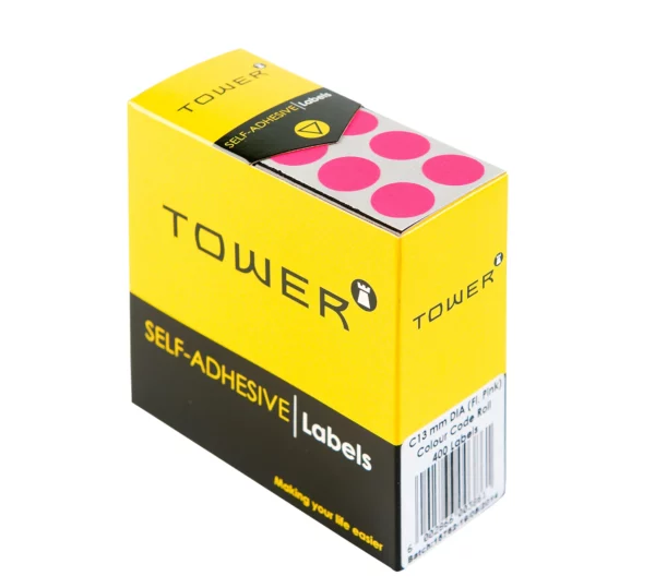 Tower Round Colour Code Labels 13mm