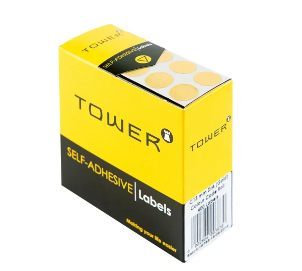 Tower Round Colour Code Labels 13mm