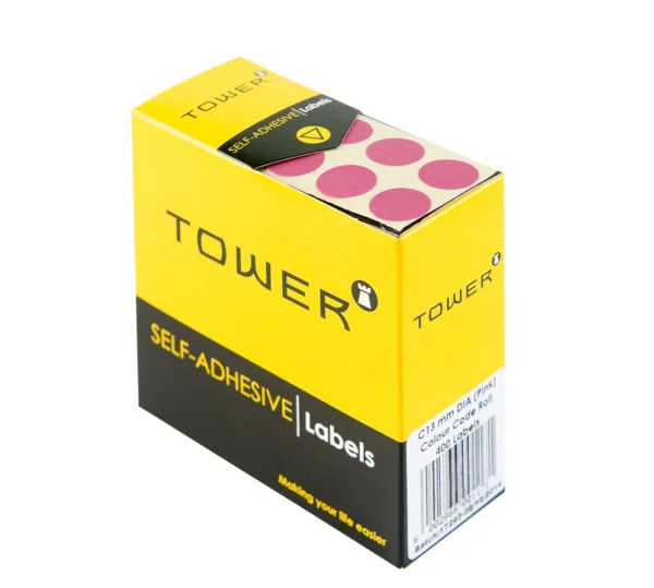Tower Round Colour Code Labels 13mm