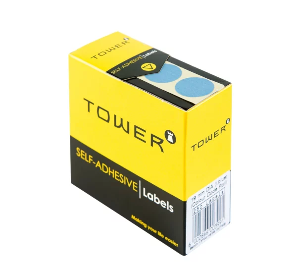 Tower Round Colour Code Labels 19mm