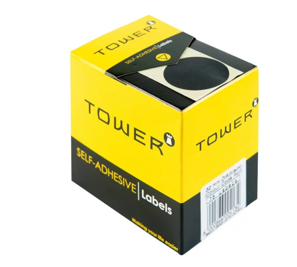 Tower Round Colour Code Labels 32mm