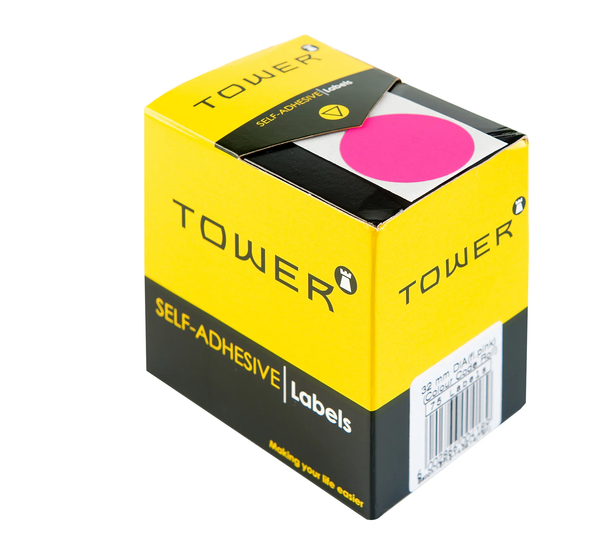Tower Round Colour Code Labels 32mm - Image 1