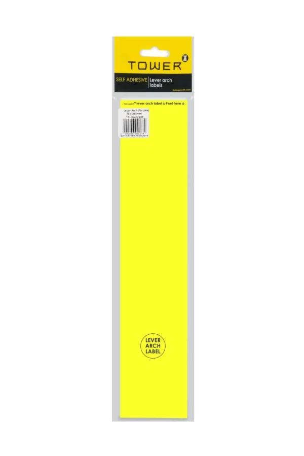 Tower Lever Archive Labels 315mm