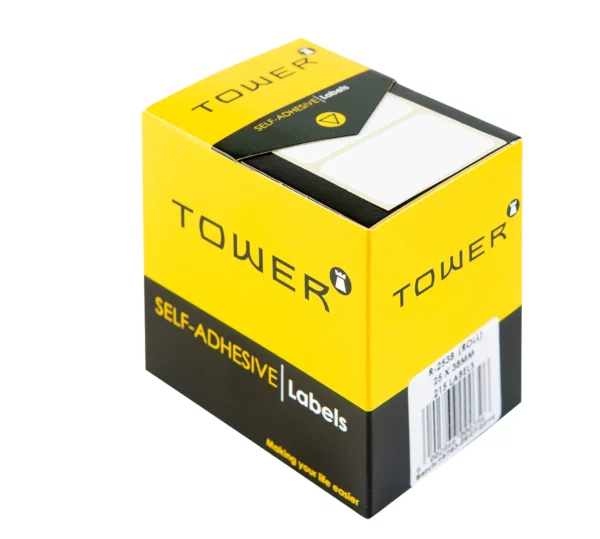 Tower White Roll Labels 38mm
