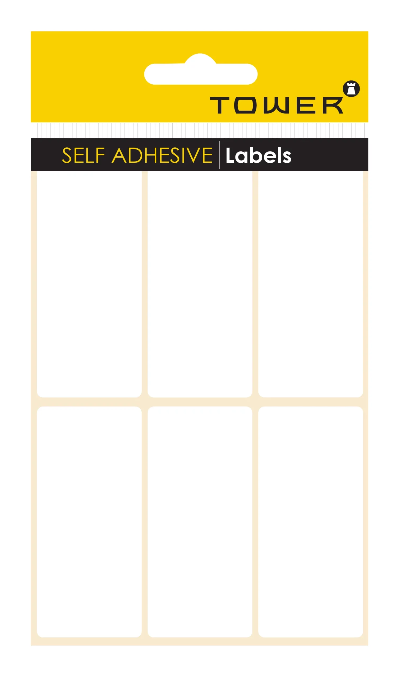 Tower White Sheet Labels 34mm - Image 1