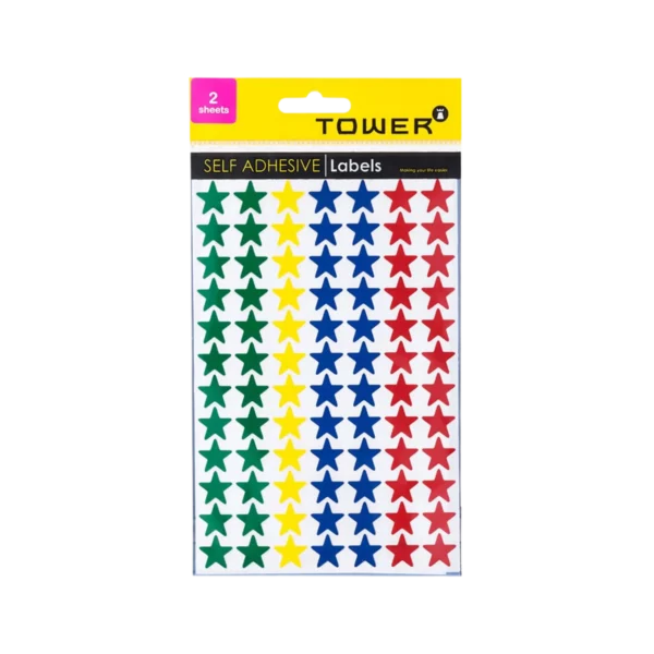 Tower Star Labels Assorted