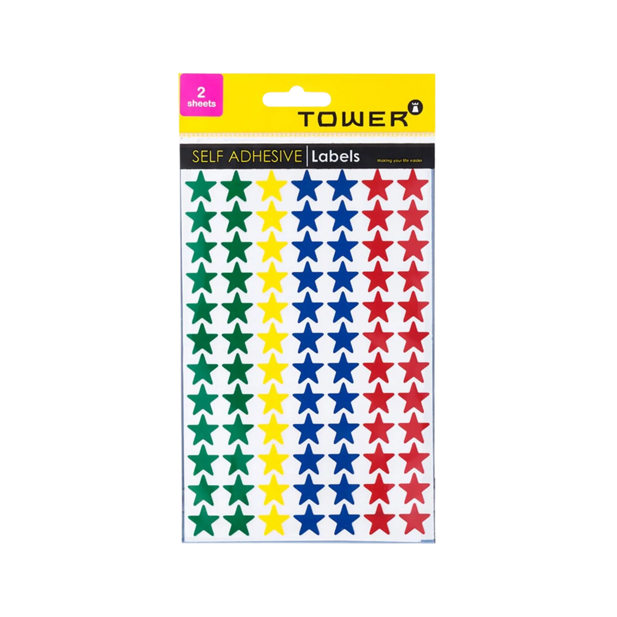 Tower Star Labels Assorted - Image 1
