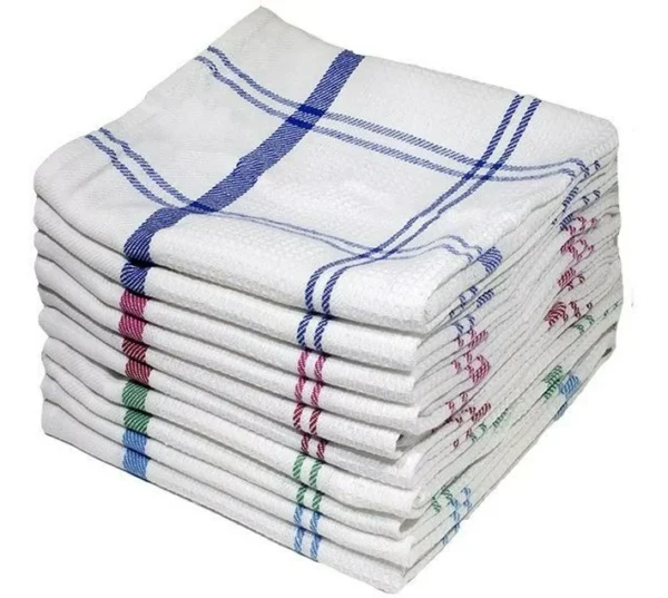 Soft Touch Pure Cotton Honeycomb Dish Cloths (Pack of 10)
