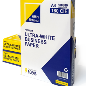 ON A4 80gsm Bond Paper White 1 Ream - Image 1