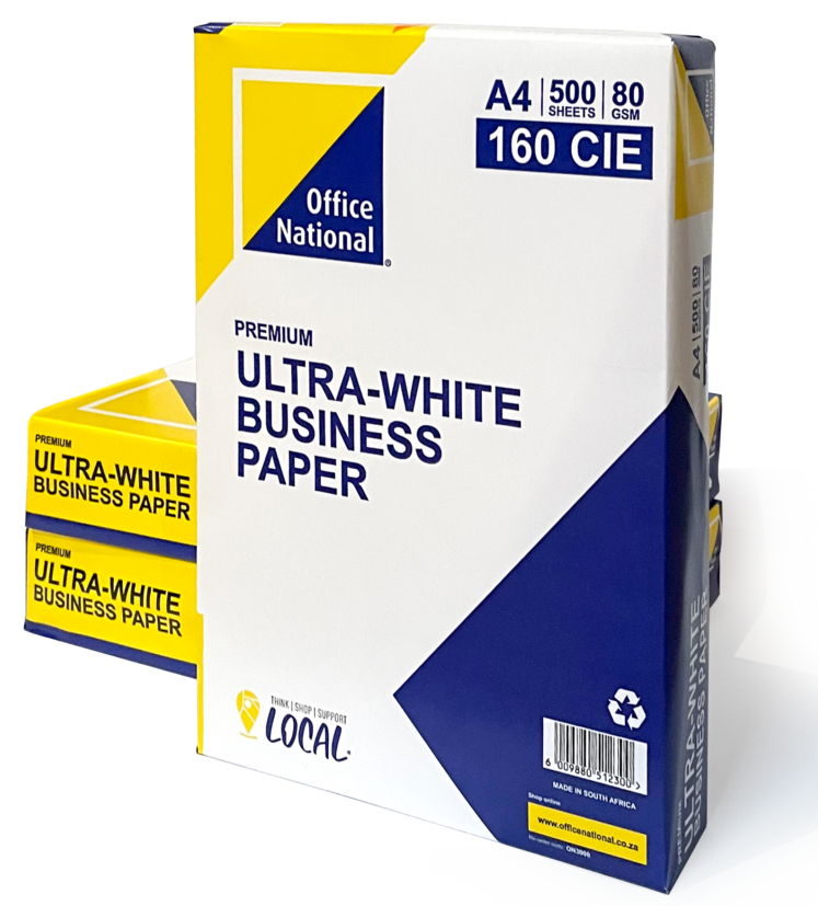 ON A4 80gsm Bond Paper White 1 Ream - Image 1