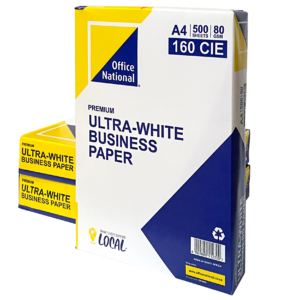 ON A4 80gsm Bond Paper White 1 Ream - Image 1