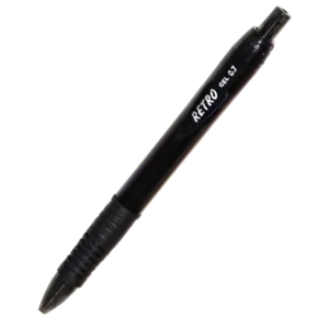 Scripto Retro Gel Pen 0.7mm Black - Image 1