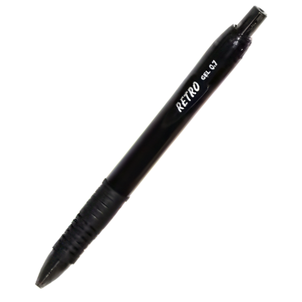 Scripto Retro Gel Pen 0.7mm Black