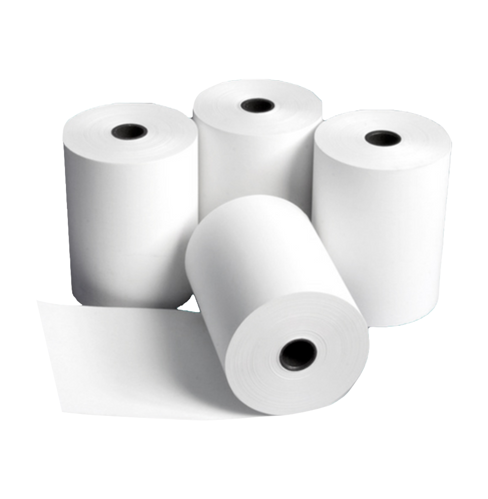 Cash Register Roll Bond 60gsm White 76x76mm - Image 1
