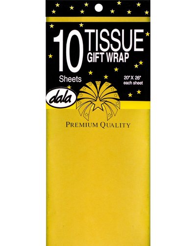 Tissue Paper Yellow 10 Sheets