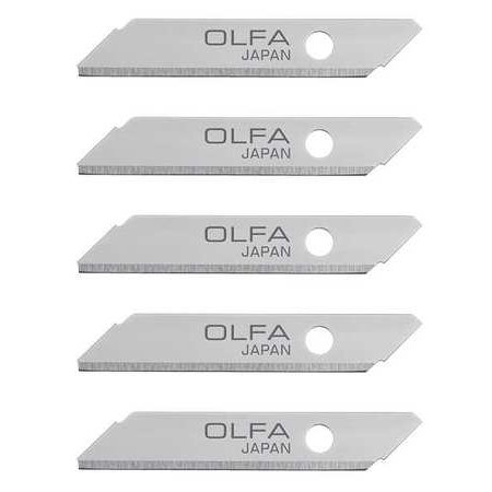 Blade Olfa TS1 Single Edge Utility Blade,6mm W, PK5