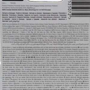 Varta Longlife AAA Alkaline Batteries LR3 1.5V (Pack of 4) - Image 2