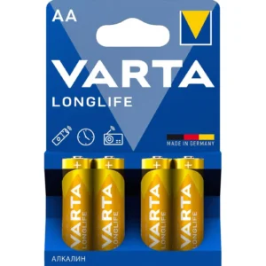 Varta Longlife Power AA Batteries LR06 1.5V (Pack of 4) - Image 1