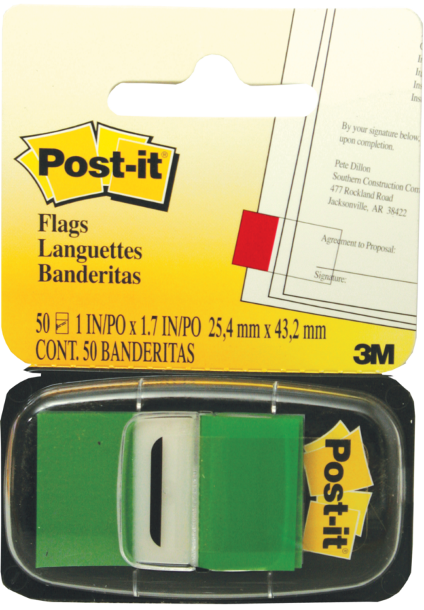 3M Post-it Flags 6mm Green