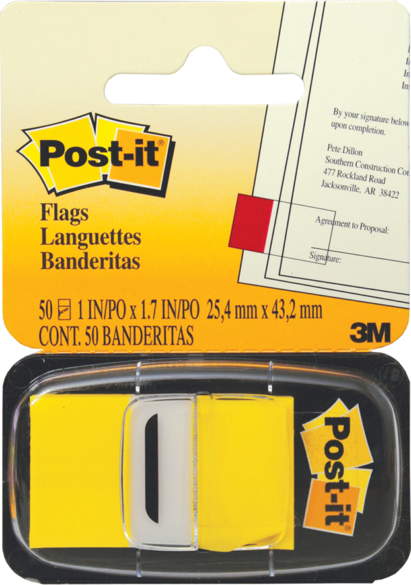 3M Post-it Flags 6mm Yellow