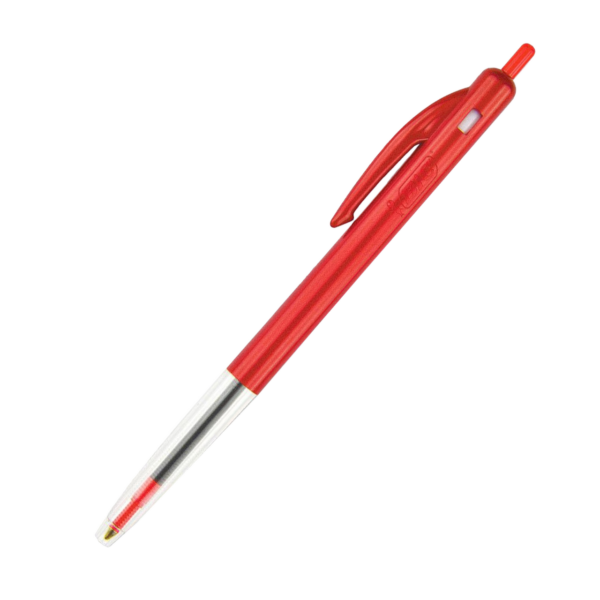 BIC Clic Retractable Ballpoint Pen 1.0mm Red