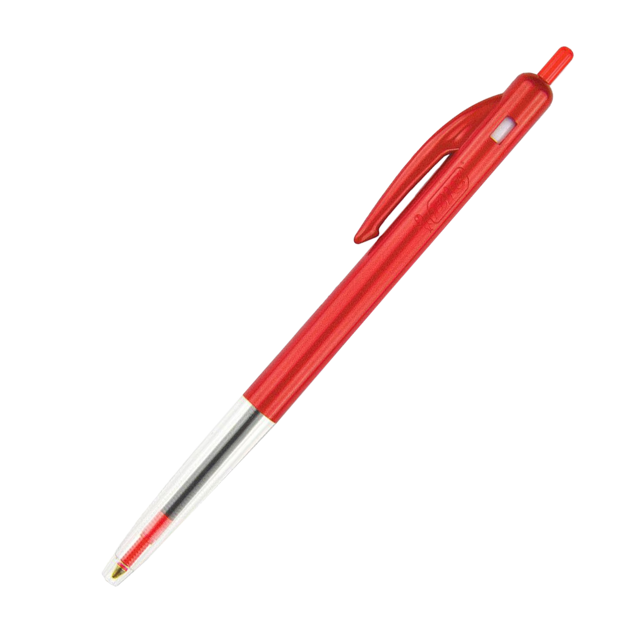 BIC Clic Retractable Ballpoint Pen 1.0mm Red - Image 1