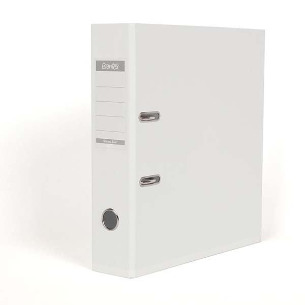 File LArch Bantex Polyprop 70mm Wht