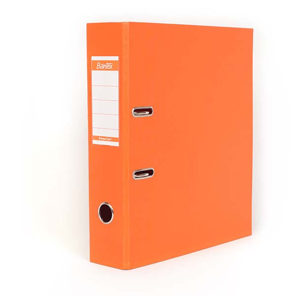 Bantex A4 Polypropylene Lever Archive Files 70mm Orange
