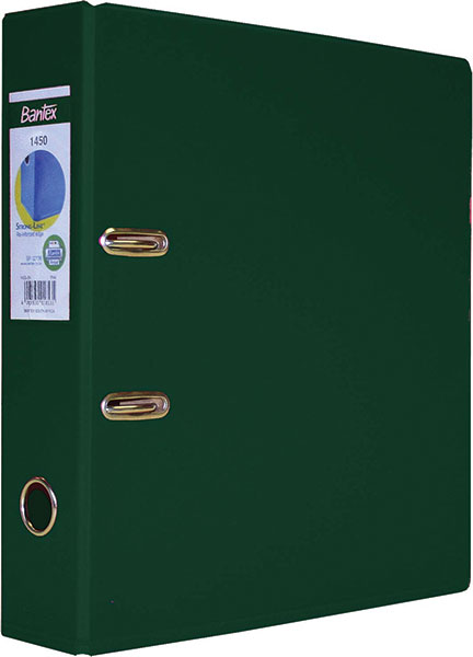 Bantex Pvc Lever Archive File 70mm Green A4