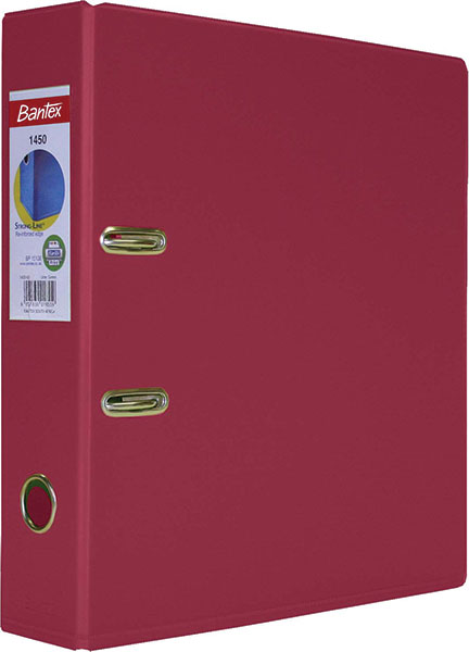 Bantex Pvc Lever Archive File 70mm Burgundy A4