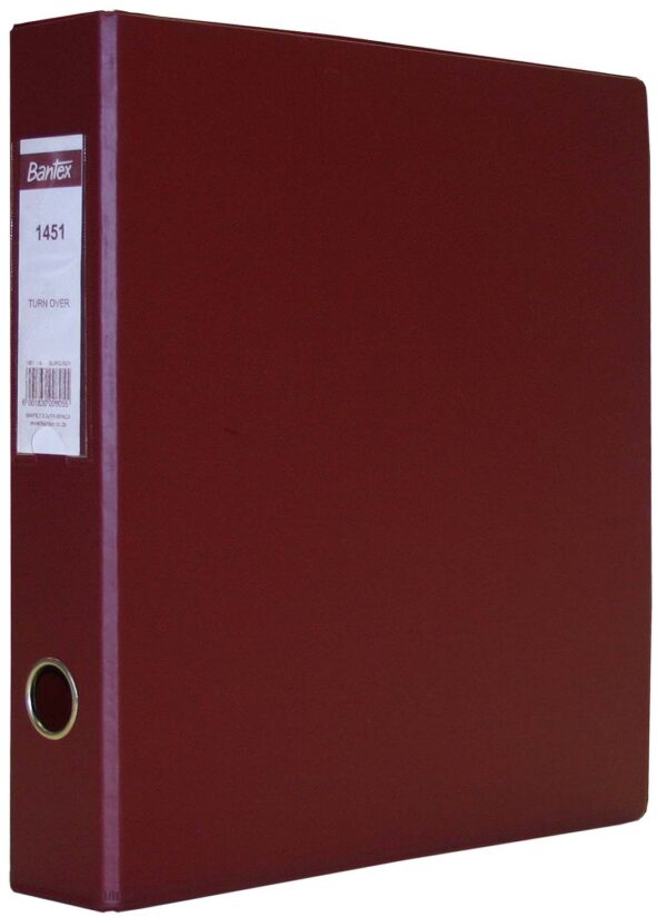 Bantex Pvc Lever Archive File 40mm Burgundy A4